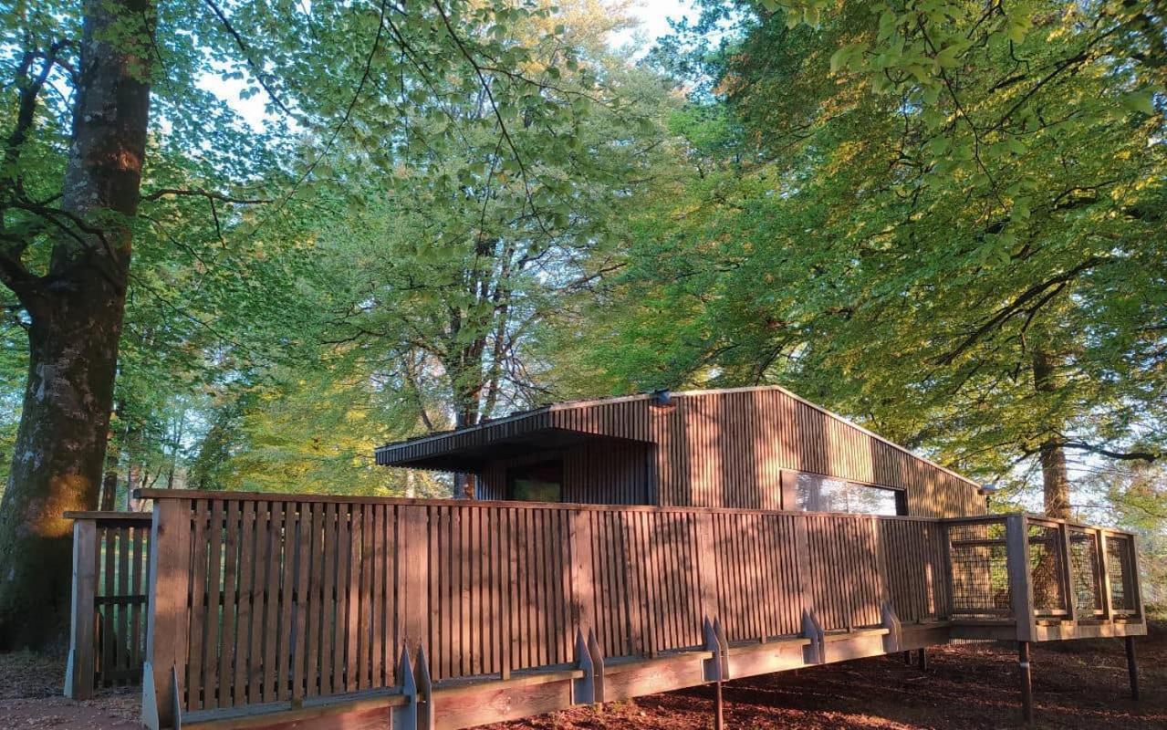 L'étape en forêt Saint-Sever-Calvados Exterior foto